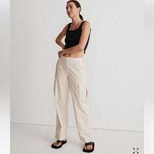 Madewell Low-Slung Straight Cargo Pants NWT Size 31